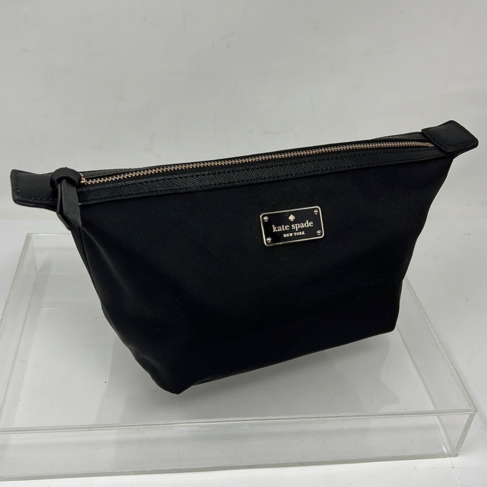 Kate Spade Large Black Wilson Road Jodi Cosmetic Bag